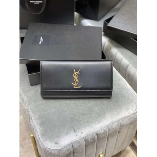 Střední kabelka YSL Saint Laurent Kate Y306078 černá