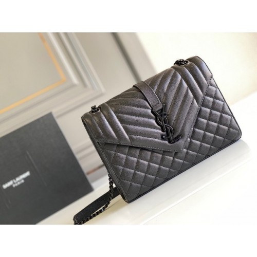 Yves Saint Laurent telecí kůže 487206 černá