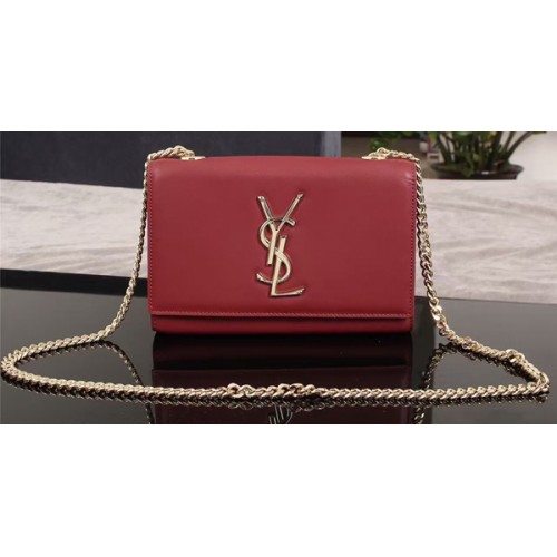 Kabelka přes rameno Yves Saint Laurent Monogram 1311228 vínová