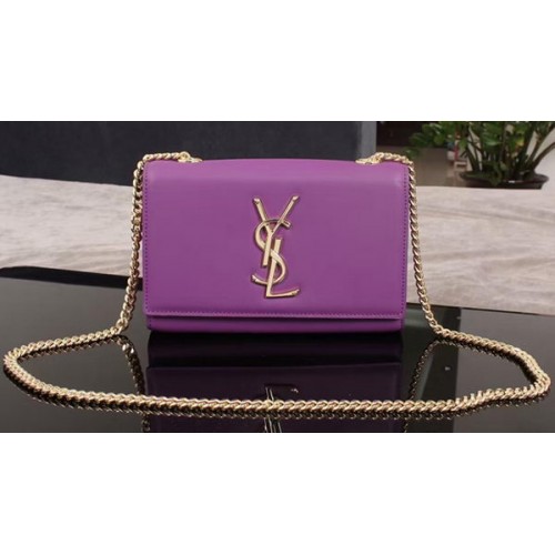 Kabelka přes rameno Yves Saint Laurent Monogram 1311228 fialová
