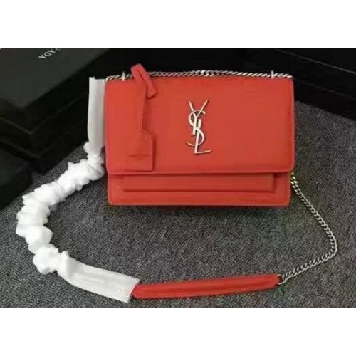 Taška přes rameno Yves Saint Laurent Monogramme přes rameno Y3370 červená