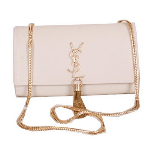 Kabelka přes rameno Yves Saint Lauren Monogram Crossbody Y7130 odstínu Off White