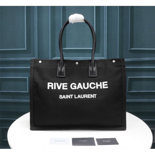 Nákupní taška Yves Saint Laurent Rive Gauche Tote 59929 Černá