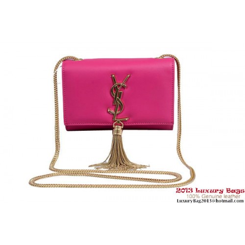 Yves Saint Laurent Small Monogramme přes rameno přes rameno 1834B Rose