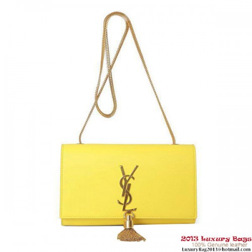 Yves Saint Laurent Small Monogramme přes rameno přes rameno 5475 Lemon
