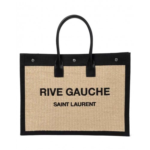 Nákupní taška Yves Saint Lauren Tote Book Weave D23698 béžová