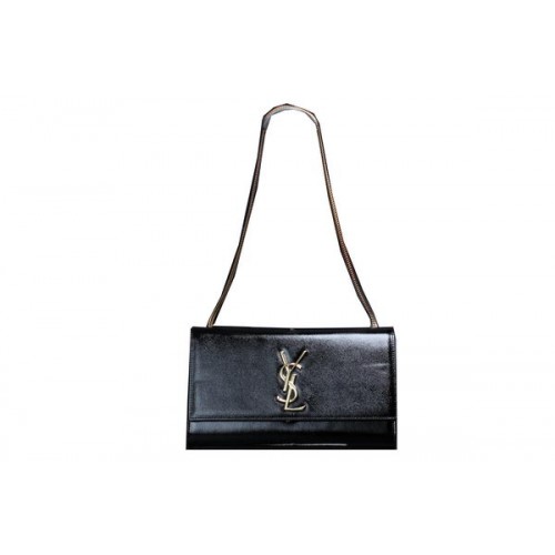 Yves Saint Laurent mini taška přes rameno Monogramme Cannage Pattern Y009 Black
