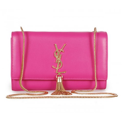 Yves Saint Laurent Mini Monogram Crossbody ramenní taška 326076 růžová
