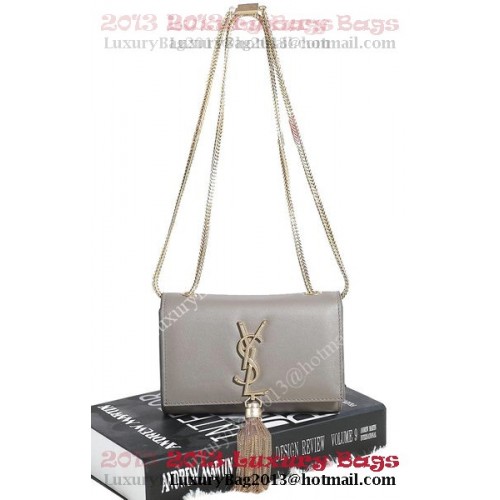 Yves Saint Laurent mini taška přes rameno Monogramme přes rameno 5478 Khaki