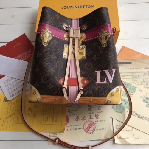 Originální plátěná taška Louis Vuitton s monogramem, neonoe M60649